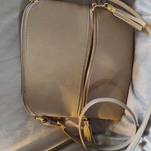 Elegant Gray Crossbody Bag
